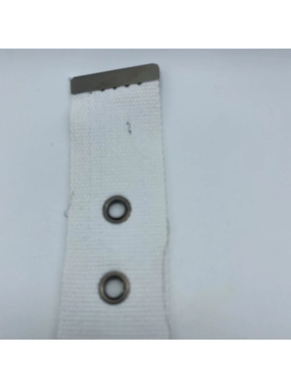 Unbranded White Brown Floral Woven Canvas Belt Women’s Size L 40”